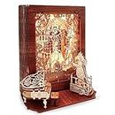 FUNPOLA Beauty and The Beast 3D Puzzle Nightlight – LED 3D Puzzle Gifts – 3D Wood Puzzles Storybook Nightlight Home Décor for Kids and Adults