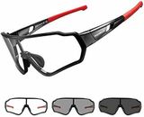 ROCKBROS Cycling Sunglasses Bicycle Full Frame Photochromic Glasses Bike Eyewear
