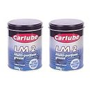 Carlube 2 x LM2 Multi Purpose Lithium Grease Lubricant Tin 500g