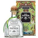 PATRÓN Silver Premium Tequila in a Limited-Edition Mexican Heritage Tin, Made from the Finest 100% Weber Blue Agave, Handcrafted in Mexico, 40% ABV, 70cl / 700ml, Packaging May Vary