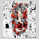 CLICKEDIN® Anime Merchandise Naruto Posters For Wall (20 Pieces) Self Adhesive, HD Printed Manga Merch Poster For Room Decoration