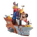 Fisher-Price Imaginext - Galeone Dei Pirati Con Mini Personaggi E Accessori, Giocattolo Per Bambini 3+ Anni, DHH61
