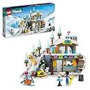 LEGO Friends Holiday Ski Slope and Café Winter Sport Christmas Set with Liann, Aron and Zac Mini-dolls and Fox Animal Figure, Toy for Girls, Boys & Kids, Creative Gift Idea 41756