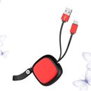  Type C Cable Fast Charging Cell Phone Accessories Red Color Telescopic