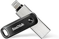 SanDisk 64GB iXpand Flash Drive Go for iPhone and iPad - SDIX60N-064G-GN6NN, Black