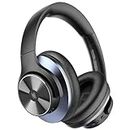 OneOdio A10 Hybrid Active Noise Cancelling Headphones, Wireless Over Ear Bluetooth Headphones, Hi-Res Audio Sound, 50H Long Playtime, Deep Bass, Wireless & Wired 2-in-1 Ideal for Travel Home Office