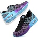 GoodValue Womens Running Shoes Lightweight Air Cushion Walking Shoes Tennis Shoes for Women Fashion Breathable Mesh Upper Sneakers Workout Casual Gym Jogging Non Slip Ladies Sport Shoes