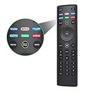 Universal Vizio Remote Control XRT140 fit All Vizio Smart TV with Vudu Netflix Primevideo Xumo Hulu Redbox Watchfree Buttons
