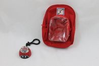 Speidel Ladybug Watch Carabiner with Mini Backpack Bookbag Red Black Japan