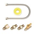 Aillsa F271239 One-Stop Universal Gas-Appliance Hook-Up Kit for Replacement Mr.Heater fits Gas Stoves, Gas Dryer, Garage Heaters, Gas Fireplaces and Wall Mounted Heaters