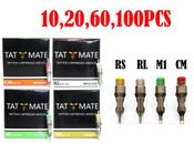 10,20,60,100 pcs Disposable Sterile Tattoo Needle & Needle Cartridge RL,RS,M1,RM