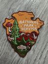 National Park Services USA iron on sew on Trippy Patch 3.5”