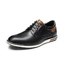 Bruno Marc Men's Casual Dress Oxfords Shoes Business Formal Derby Sneakers, Black, 9.5