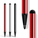 T Tersely 2in1 Phone Touch Screen Stylus Pen, [3 Pack] Dual-Functions Stylus/Styli Pen for iPhone 15 14 13 12 11 Pro Max X Samsung S22 S21 5G Plus Tablets, for iPad Air Pro Mini Tab GPS PDA
