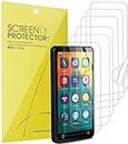 Blueshaweu Compatible for innioasis G1 Screen Protector, [6 Pack] Full Coverage TPU Clear Film Compatible for innioasis G1 4" Full Touch Screen MP4 MP3 Player (6 pack)