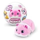 Pets Alive Hamster Mania by ZURU, Pink Hamster, Pet Nurture, Soft Toy, Real Alive, 20+ Sounds Interactive, Electronic Pet, (Rosa)