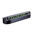 Car Dashboard Number Display - Mobile Number Display for Car, Temporary Car Parking Mobile Number Display with Magnetic Numbers Stickers Automobile Temporary Car Parking Card Phone Number Card Plate