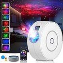 Star Projector, LED Galaxy Projector Light with APP Control, 16 Colors RGB Dimming Nebula Night Light with Timing Function/Voice Control, for Kids Bedroom/Room Decor/Home Theatre/Party