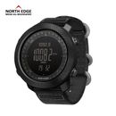 North Edge Compass Pedometer Men's Wristwatches Outdoor Military Sport Watches