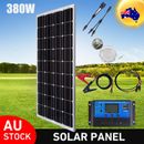 400W 380W Solar Panel Complete Kit 12V Mono Home Caravan Camping Battery Charger