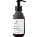 47 Skin Everyday Face Cleanser - Daily Facial Cleanser for Dry and Sensitive Skin - Smoother and Clearer Skin 300ml
