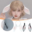 Lolita Rabbit Ears Headwear Cosplay Plush Headband Girl Kawaii Hair Accessories
