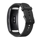 TOPsic Bracelet Compatible Gear Fit 2 Pro, Bande de Remplacement en Silicone pour Samsung Gear Fit 2 Pro SM-R365 / Gear Fit 2 SM-R360 Watch