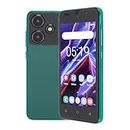 ASHATA Unlocked Smartphone, 4GB RAM 32GB ROM Mobile Phone for Android 12, 1440x3040 5.0inch Face Recognition Cell Phone, 8MP 8MP Camera, 6800mAh Battery, Dual SIM Dual Standby (Green)