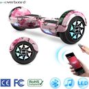 Hoverboard 6,5 pulgadas rosa Bluetooth niños scooter eléctrico tabla de autoequilibrio