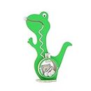 squacco Dinosaur Piggy Bank for Girls Boys Kids Big animel Personalized Wooden Coin Bank Money Saving Box for Children Adult Best Toy Gift（Dinosaur -Grass Green）