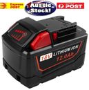 12Ah Compatible 18v Battery for Milwaukee M18 Li-ion Extended Battery 48-11-1850