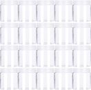 20 Pack 4Oz round Plastic Jars with Lids Empty Clear Slime Containers,Wide-Mo...