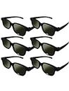 Lot of 6x RealD Technology 3D Polarized Glasses for TV/Movies/Cinema/HD
