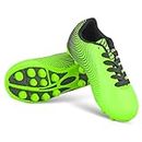 Vizari Unisex Stealth FG Green/Black Size 1 Soccer Shoe, M US Little Kid
