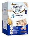 Nutribén innova ZERO 0% 5 Cereales, Trigo, Arroz, Avena, Cebada y Maiz, Alimento para Bebés a Partir de 6 Meses, 0% Azúcares Añadidos, Cereales Integrales, 500g