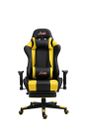 Bella Lumbar USB Massage Support Racing Style PC Gaming Chair with footrest