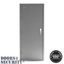 STEEL SECURITY DOOR WITH 12 MULTI POINT LOCKING SINGLE STANDARD STOCK GREY