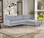 86'' Modern L-Shape Sectional Sofa Couch with Chaise for Home Living Room