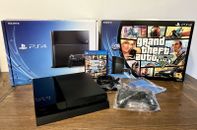 PlayStation 4 500 GB *HALLAZGO RARO* GTA V y The Last of Us Black Friday Paquete en caja