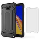 Asuwish Phone Case for Samsung Galaxy A5 2017 with Screen Protector Cover and Slim Rugged Hybrid Silicone Cell Accessories Full Body Protective Thin Mobile Dual Layer 5A SM-A520W Women Men Black