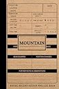 Mountain Biking Record Keeper and Log Book: Cycling Journal. Track & Record Every Ride. Perfect for Beginners and Experienced Cyclists. Ideal Gift for Bikers