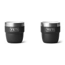 YETI - Rambler tazze da espresso impilabili 4 once (118 ml) (2 confezioni) - nero
