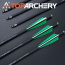 20" Archery Carbon Crossbow Bolts Half Moon Nock OD 8.8 Crossbow Arrows Hunting
