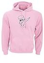 WearIndia Unisex-Adult Cotton Blend Neck Hooded Sweatshirt (W New DANCEMELO Hoodie_Baby Pink