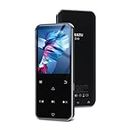 RUIZU D19 Portable Digital Music Player | Bluetooth 5.0 | 2.4” inch Large Screen |320*240 Resolution | 32GB Memory & Expandable up to 128GB | 27 Languages | 560mah Rechargeable Battery (16GB, Black)