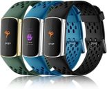 Maledan Band Compatible with Fitbit Charge 5/Charge 6 Bands for Women Men, Breat