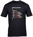 Hippowarehouse Eat Code eat Sleep Day of Programmer Unisex Short Sleeve t-Shirt (Specific Size Guide in Description) Black