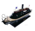 CSS Virginia Civil War Ironclad Wooden Ship Scale Model 28" Confederate Navy New