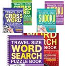 WORD SEARCH CROSSWORD SUDOKU PUZZLE 2 BOOKS PER SET TRAVEL SIZE BOOKS UK BASED