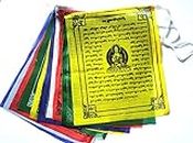 Our Shop Tibetan Buddhist Prayer Flags for Home/Office (Standard Size, Multicolour) -10 Flag in 1 String